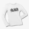 As Blood Runs Black Long Sleeve T-Shirt, As Blood Runs Black Logo White Longsleeve Tee Shirt, Melodic Deathcore Merchandise