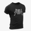 Attila T-Shirt, Attila Band Logo Black Tee Shirt, Power Metal Merchandise