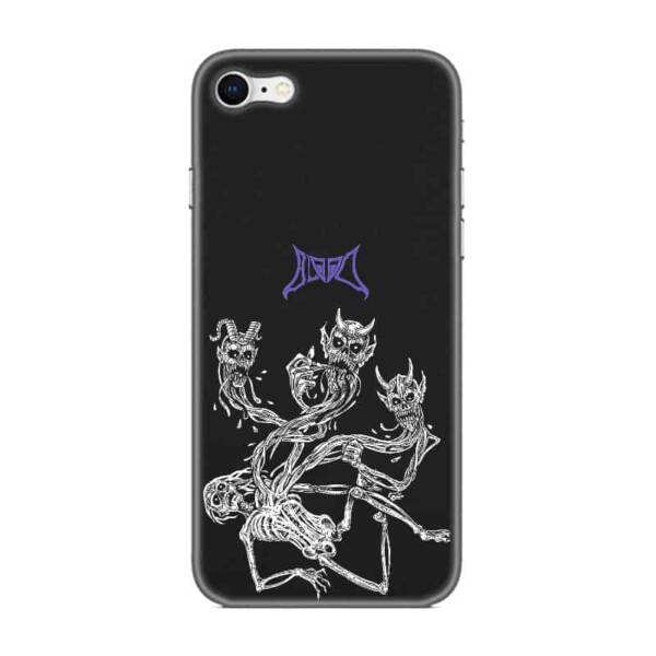 Blood Band iPhone Case, Blood Band Spasmo Paralytic Dreams iPhone 8 Phone Case