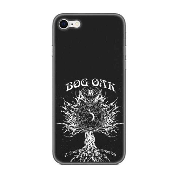 Bog Oak iPhone Case, Bog Oak A Treatise on Resurrection And The Afterlife iPhone 8 Phone Case