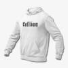 Caliban Hoodie, Caliban Band Old Logo White Hoodie, Metalcore Merchandise