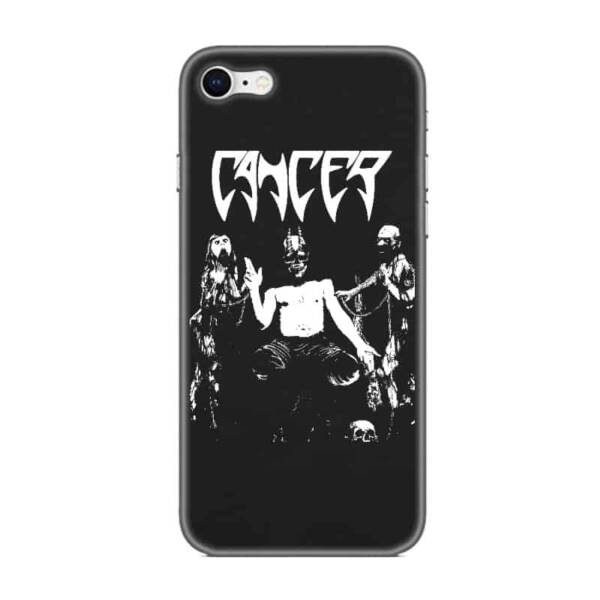 Cancer iPhone Case, Cancer Shadow Gripped iPhone 8 Phone Case