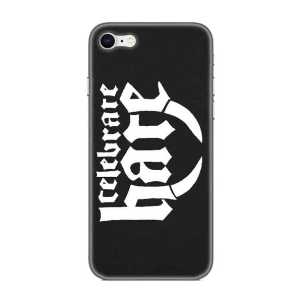 Celebrate Hate iPhone Case, Celebrate Hate Artwork iPhone 8 Phone Case