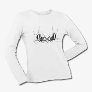 Coldworld Long Sleeve T-Shirt, Coldworld Band Logo White Longsleeve Tee Shirt, Depressive Black Metal Merchandise