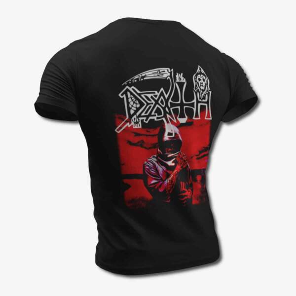 Death T-Shirt, Death Leprosy Black Tee Shirt, Progressive Death Metal Merchandise