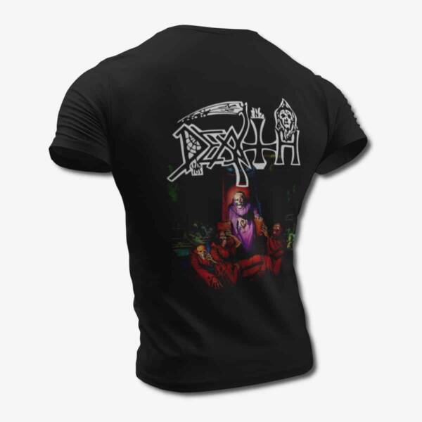 Death T-Shirt, Death Scream Bloody Gore Black Tee Shirt, Progressive Death Metal Merchandise