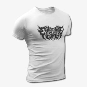 Enterprise Earth T-Shirt, Enterprise Earth Band Logo White Tee Shirt, Deathcore Merchandise