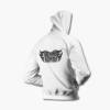 Enterprise Earth Zip Up Hoodie, Enterprise Earth Band Logo White Zip Hoodie, Deathcore Merchandise