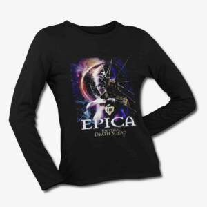 Epica Long Sleeve T-Shirt, Epica Universal Death Squad Black Longsleeve Tee Shirt, Symphonic Metal Merchandise