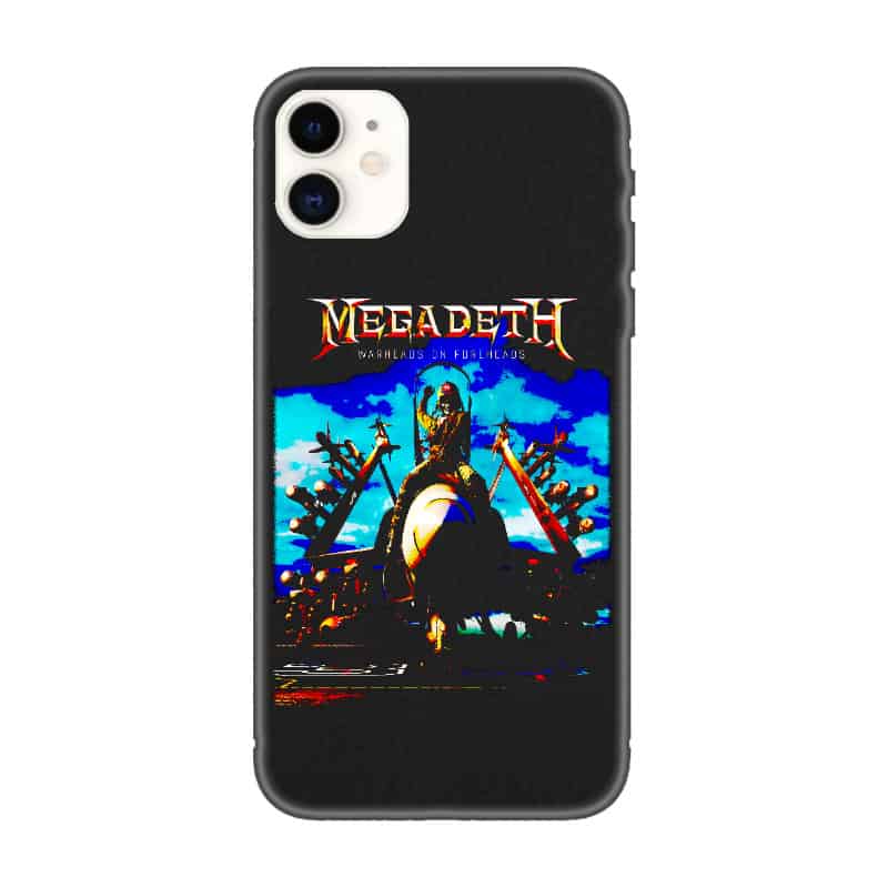 Megadeth iPhone Case, Megadeth Warheads On Foreheads iPhone 16 Phone Case