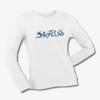 Skyclad Long Sleeve T-Shirt, Skyclad Logo White Longsleeve Tee Shirt, Folk Metal Merchandise