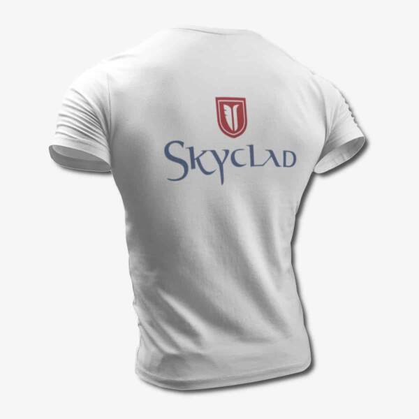 Skyclad T-Shirt, Skyclad Logo White Tee Shirt, Folk Metal Merchandise