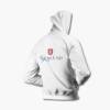 Skyclad Zip Up Hoodie, Skyclad Logo White Zip Hoodie, Folk Metal Merchandise