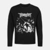 Terrifier Long Sleeve T-Shirt, Terrifier Weapons of Thrash Destruction Black Longsleeve Tee Shirt, Thrash Metal Merchandise