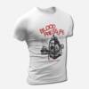 Blood Pressure T-Shirt, Blood Pressure Surrounded White Tee Shirt, Hardcore, Punk Merchandise