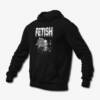Fetish Hoodie, Fetish Band Black Hoodie, Hardcore Punk Merchandise