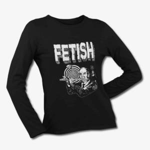 Fetish Long Sleeve T-Shirt, Fetish Band Black Longsleeve Tee Shirt, Hardcore Punk Merchandise