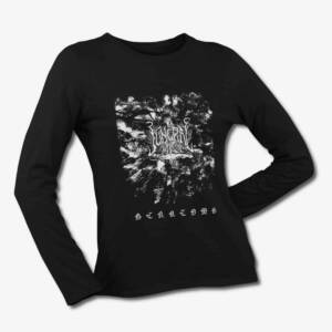Funeral Mist Long Sleeve T-Shirt, Funeral Mist Hekatomb Black Longsleeve Tee Shirt, Black Metal Merchandise