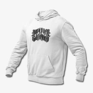 Imperial Triumphant Hoodie, Imperial Triumphant Logo White Hoodie, Technical Black Metal Merchandise