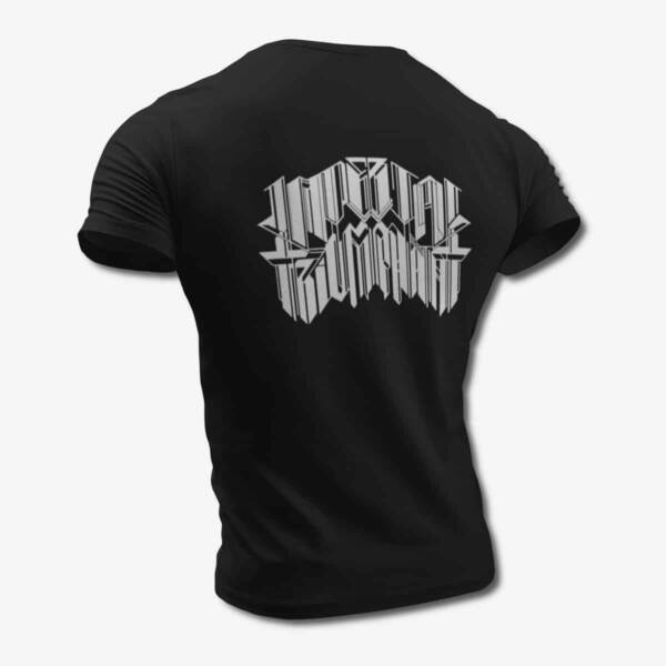 Imperial Triumphant T-Shirt, Imperial Triumphant Logo Black Tee Shirt, Technical Black Metal Merchandise - Image 2