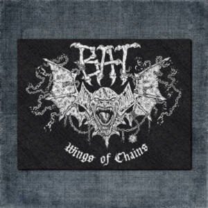 Bat Back Patch, Bat Wings of Chains Big Back Patch