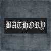 Bathory Back Patch, Bathory Logo Big Back Patch