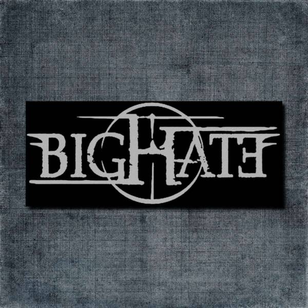 Big Hate Back Patch, Big Hate Logo Big Back Patch