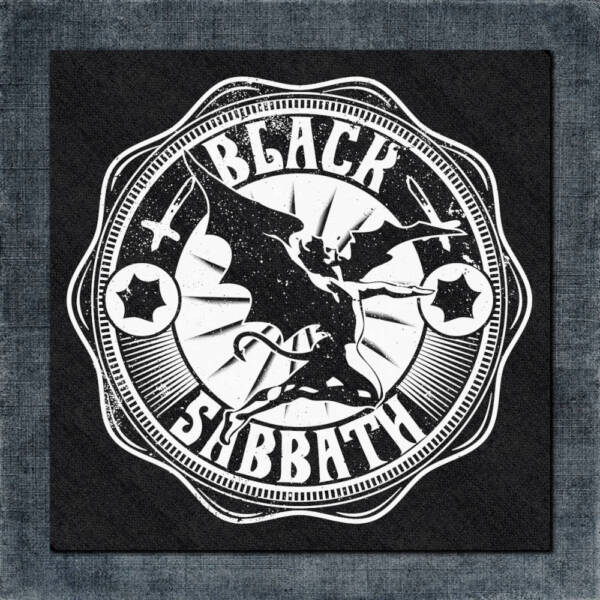 Black Sabbath Back Patch, Black Sabbath Artwork Big Back Patch