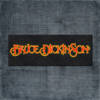 Bruce Dickinson Back Patch, Bruce Dickinson Logo Big Back Patch