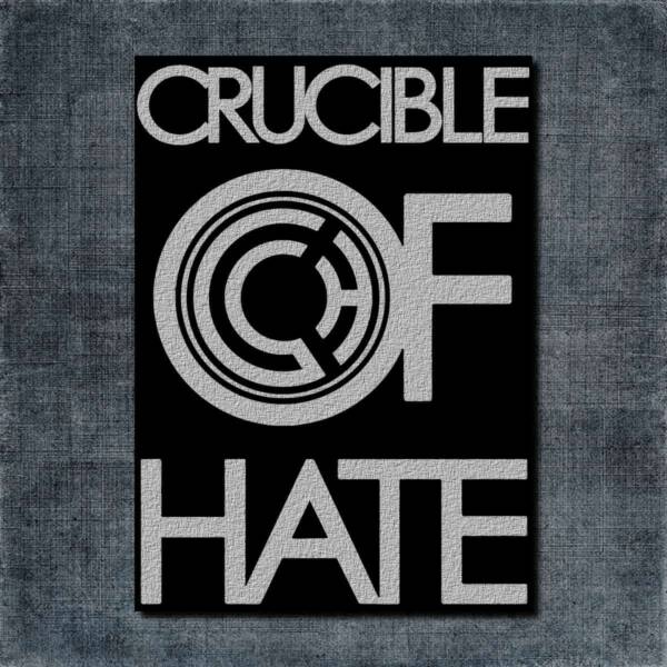 Crucible of Hate Back Patch, Crucible of Hate Logo Big Back Patch
