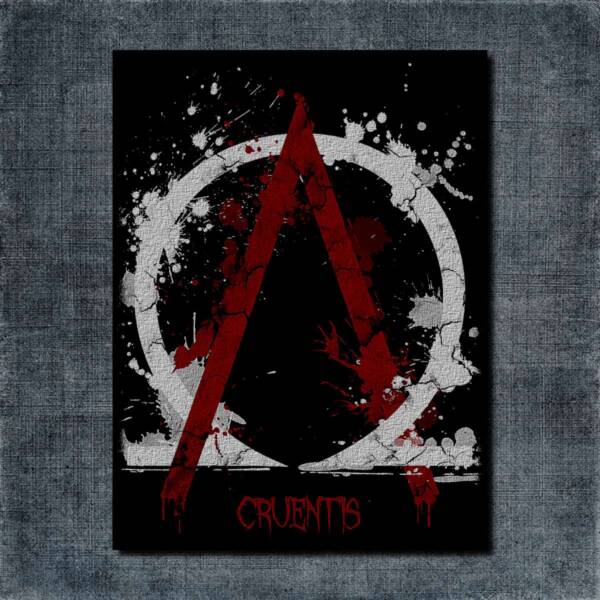 Cruentis Back Patch, Cruentis Alpha And Omega Big Back Patch