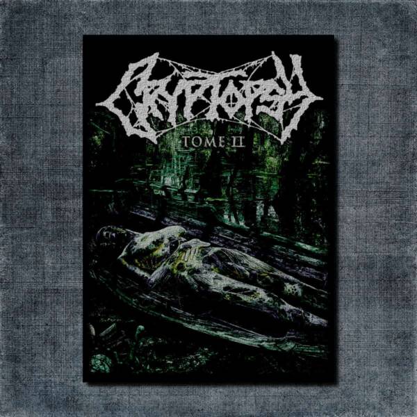 Cryptopsy Back Patch, Cryptopsy The Book of Suffering Tome 2 Big Back Patch
