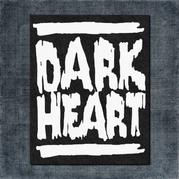 Dark Heart Back Patch, Dark Heart Logo Big Back Patch