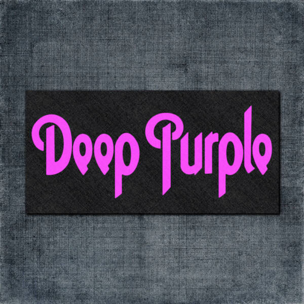 Deep Purple Back Patch, Deep Purple Logo Big Back Patch