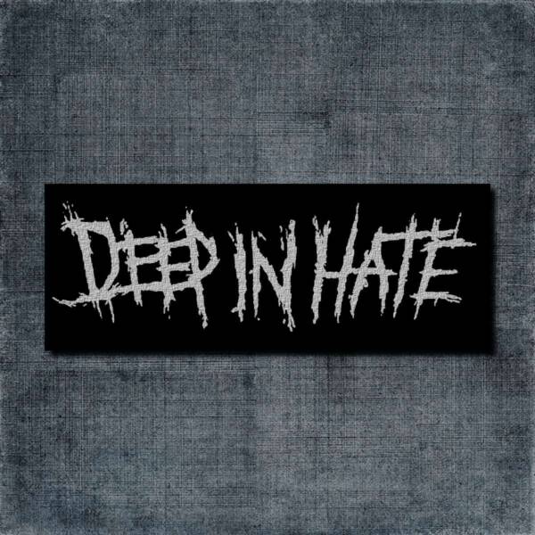 Deep in Hate Back Patch, Deep in Hate Logo Big Back Patch