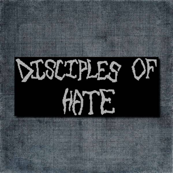 Disciples of Hate Back Patch, Disciples of Hate Logo Big Back Patch