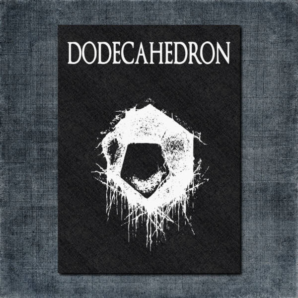 Dodecahedron Back Patch, Dodecahedron Artwork Big Back Patch