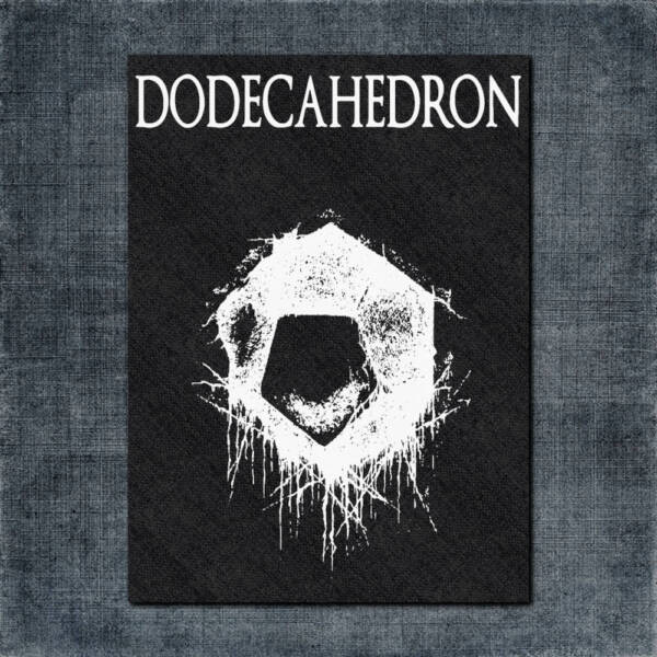 Dodecahedron Back Patch, Dodecahedron Artwork Big Back Patch