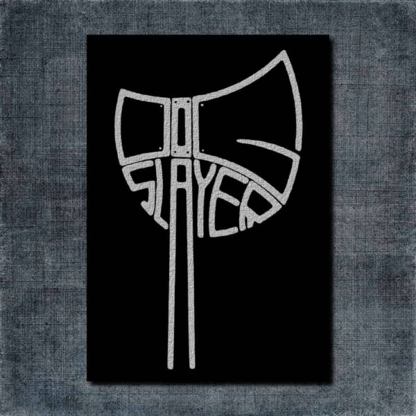 Dog Slayer Back Patch, Dog Slayer Logo Big Back Patch