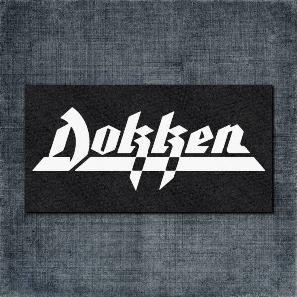 Dokken Back Patch, Dokken Logo Big Back Patch