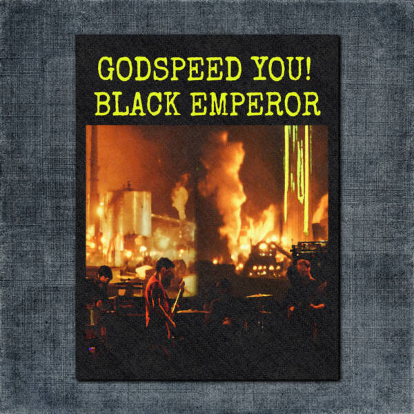 Godspeed You! Black Emperor Back Patch, Godspeed You! Black Emperor Live At Rome Big Back Patch