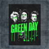 Green Day Back Patch, Green Day Artwork Big Back Patch