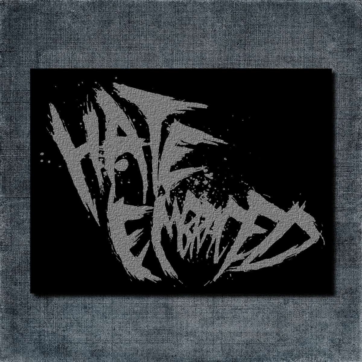 Hate Embraced Back Patch, Hate Embraced Logo Big Back Patch