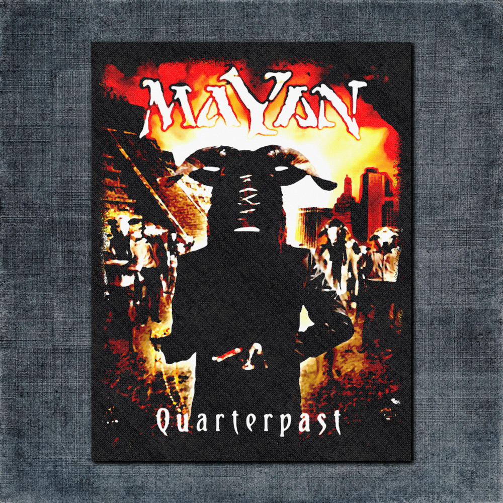 Mayan Back Patch, Mayan Quarterpast Big Back Patch
