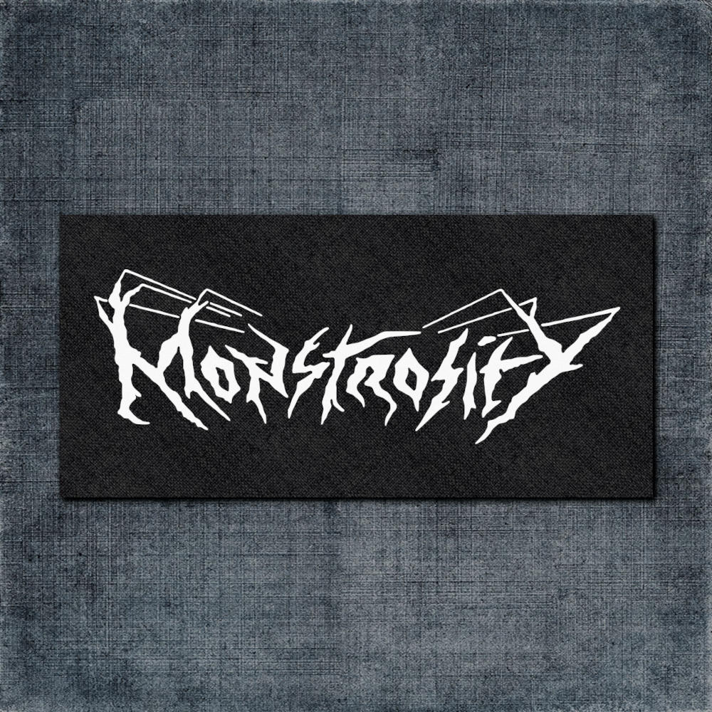Monstrosity Back Patch, Monstrosity Logo Big Back Patch