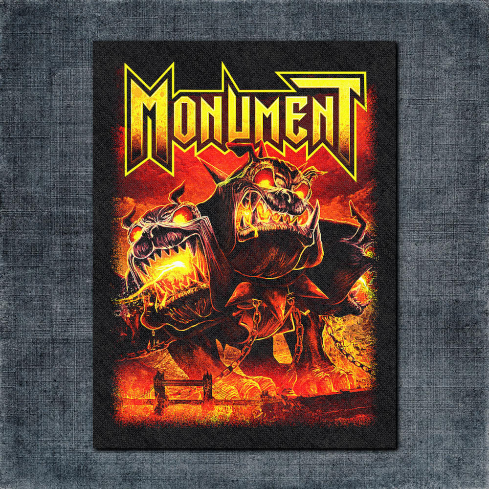 Monument Back Patch, Monument Hellhound Big Back Patch