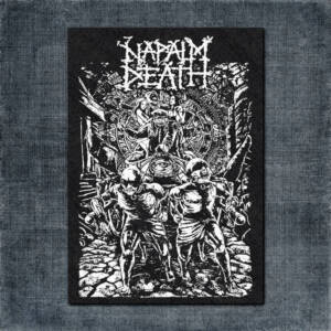 Napalm Death Back Patch, Napalm Death Artwork Big Back Patch