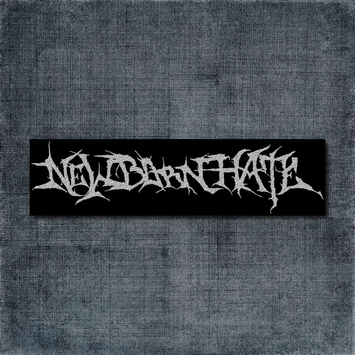 New Born Hate Back Patch, New Born Hate Logo Big Back Patch