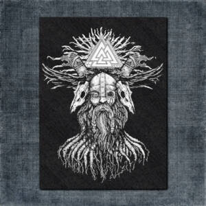 Odin Back Patch, Odin Artwork Big Back Patch