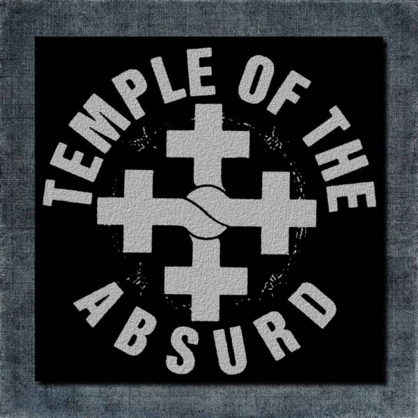 Temple of The Absurd Back Patch, Temple of The Absurd Logo Big Back Patch
